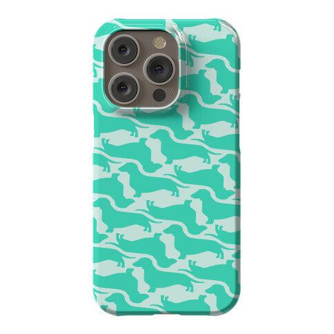 Wiener Dog Pattern Phone Case