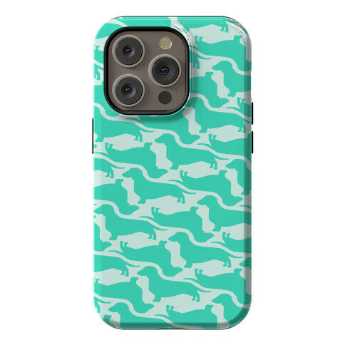 Wiener Dog Pattern Phone Case