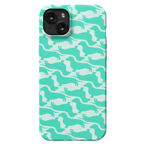 Wiener Dog Pattern Phone Case