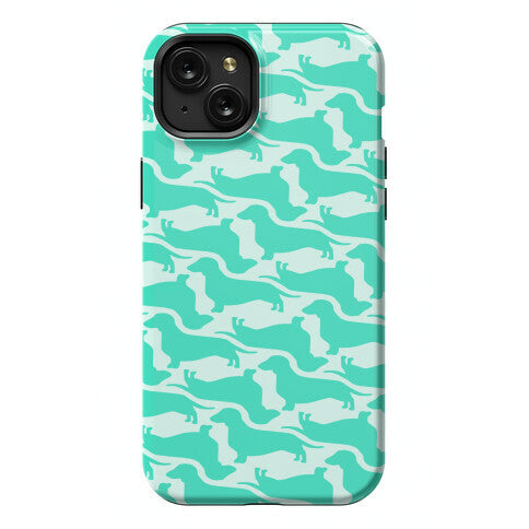 Wiener Dog Pattern Phone Case