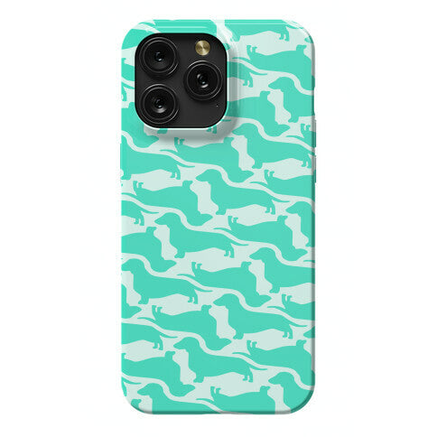 Wiener Dog Pattern Phone Case