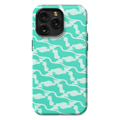 Wiener Dog Pattern Phone Case