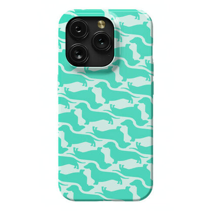 Wiener Dog Pattern Phone Case