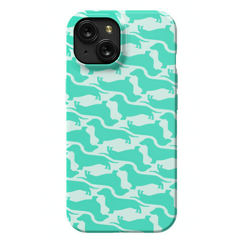 Wiener Dog Pattern Phone Case