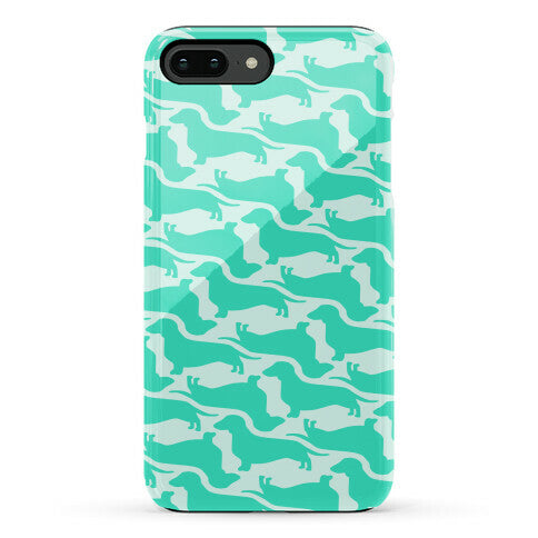 Wiener Dog Pattern Phone Case