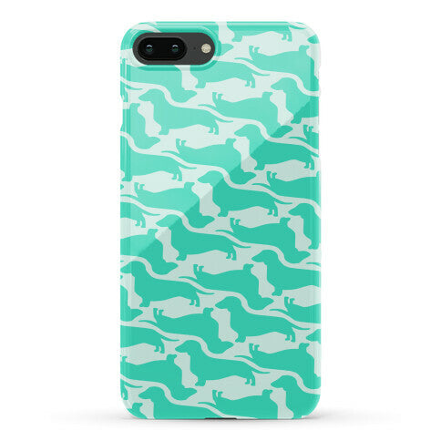 Wiener Dog Pattern Phone Case