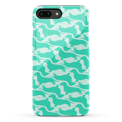 Wiener Dog Pattern Phone Case