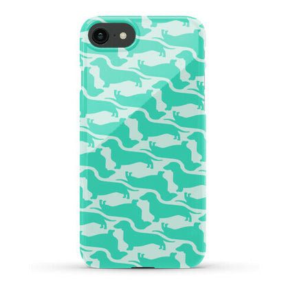 Wiener Dog Pattern Phone Case