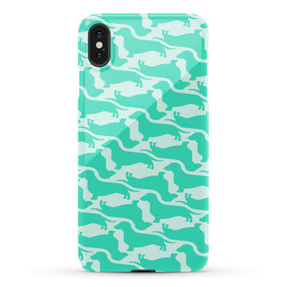 Wiener Dog Pattern Phone Case