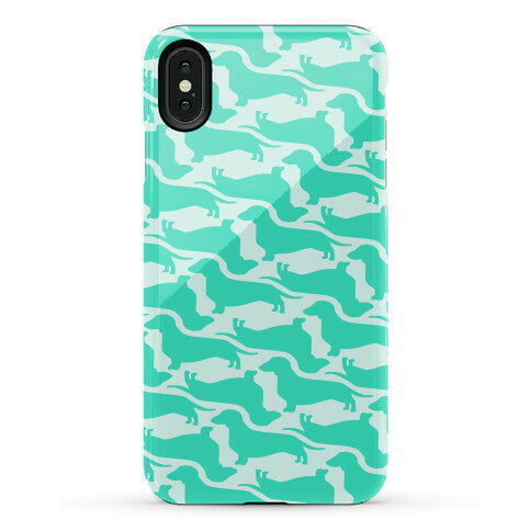 Wiener Dog Pattern Phone Case