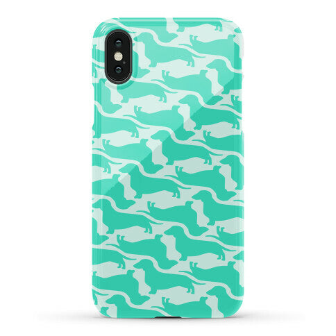 Wiener Dog Pattern Phone Case