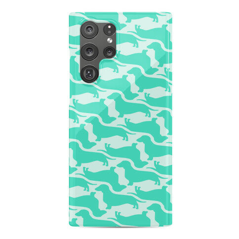 Wiener Dog Pattern Phone Case