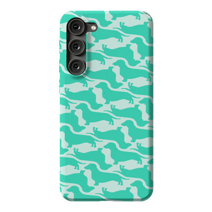 Wiener Dog Pattern Phone Case