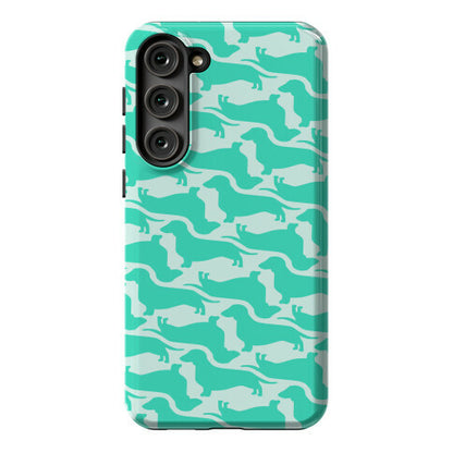 Wiener Dog Pattern Phone Case