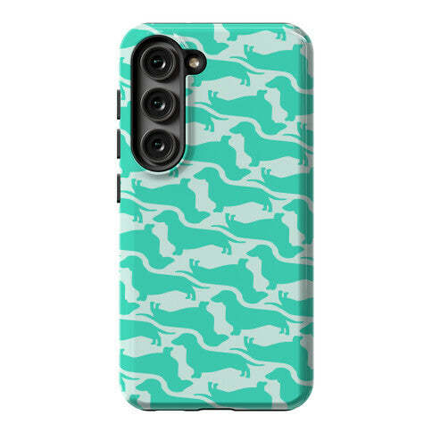 Wiener Dog Pattern Phone Case