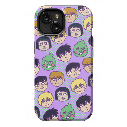 Mob Psycho 100 Pattern Phone Case