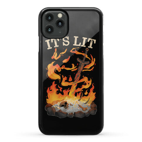 It's Lit Bonfire Phone Case