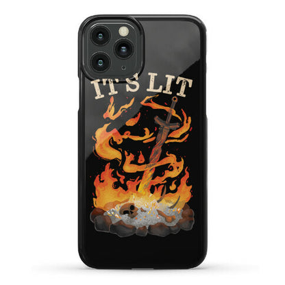 It's Lit Bonfire Phone Case