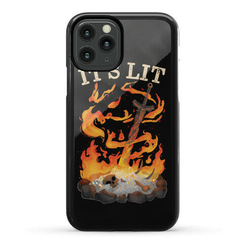 It's Lit Bonfire Phone Case