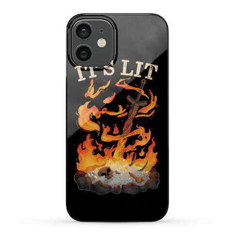 It's Lit Bonfire Phone Case