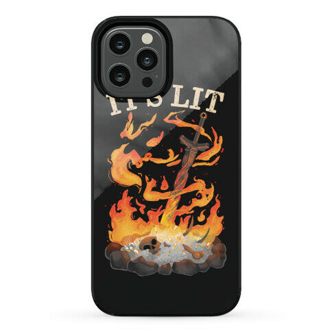 It's Lit Bonfire Phone Case