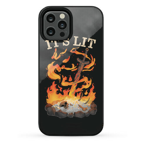It's Lit Bonfire Phone Case