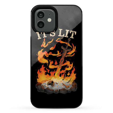 It's Lit Bonfire Phone Case