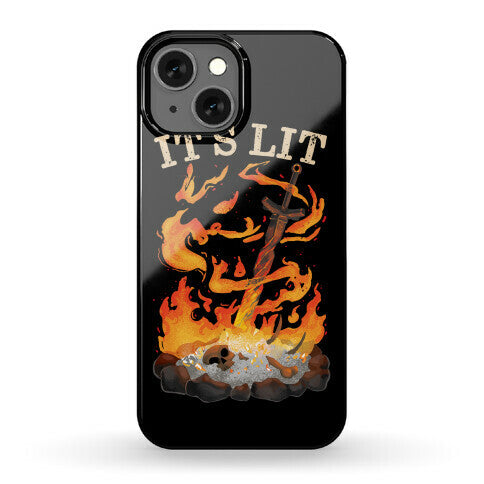 It's Lit Bonfire Phone Case