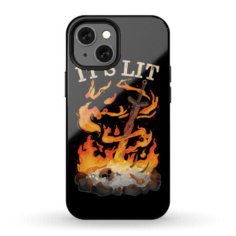It's Lit Bonfire Phone Case