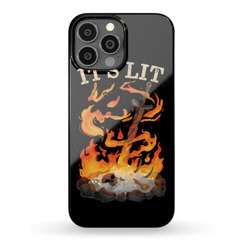 It's Lit Bonfire Phone Case