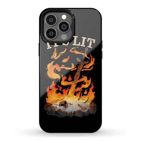 It's Lit Bonfire Phone Case