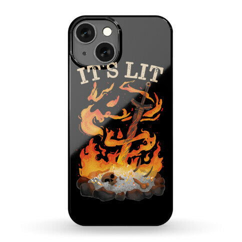 It's Lit Bonfire Phone Case
