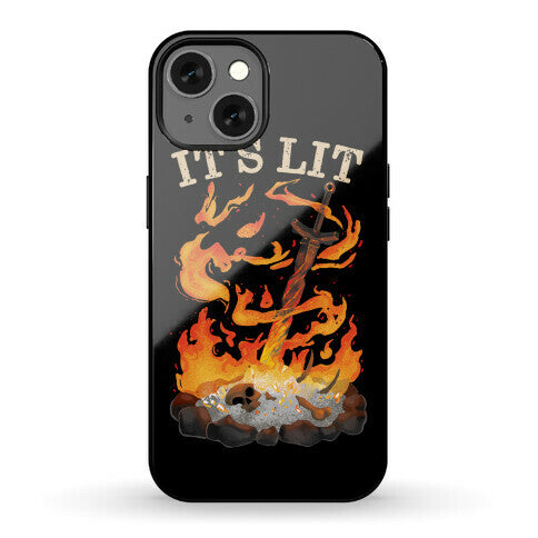 It's Lit Bonfire Phone Case