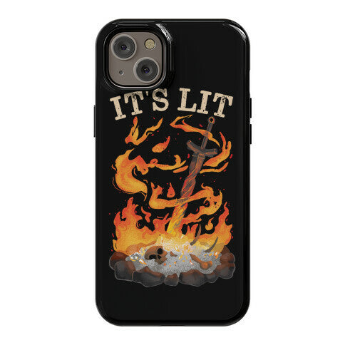 It's Lit Bonfire Phone Case