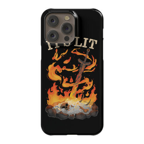 It's Lit Bonfire Phone Case