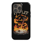 It's Lit Bonfire Phone Case