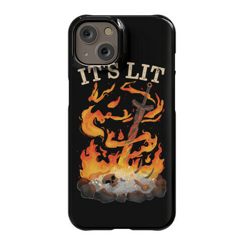 It's Lit Bonfire Phone Case