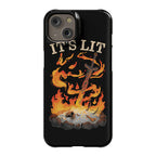 It's Lit Bonfire Phone Case