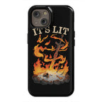 It's Lit Bonfire Phone Case