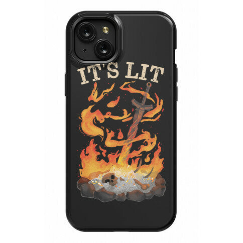 It's Lit Bonfire Phone Case