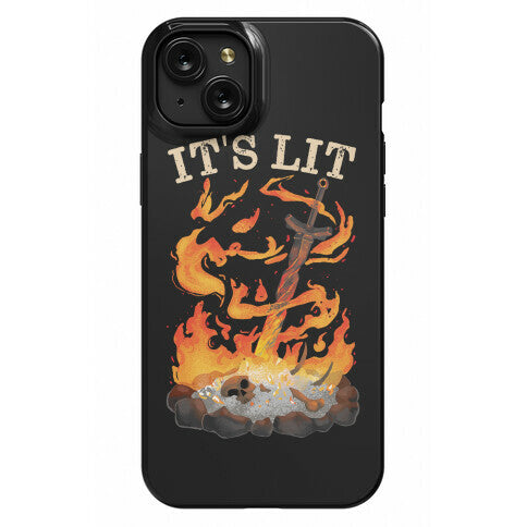 It's Lit Bonfire Phone Case