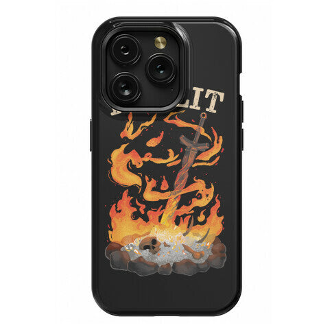 It's Lit Bonfire Phone Case