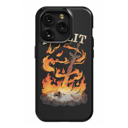 It's Lit Bonfire Phone Case