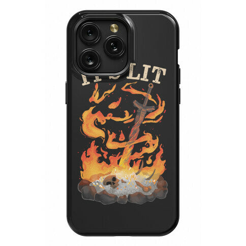 It's Lit Bonfire Phone Case