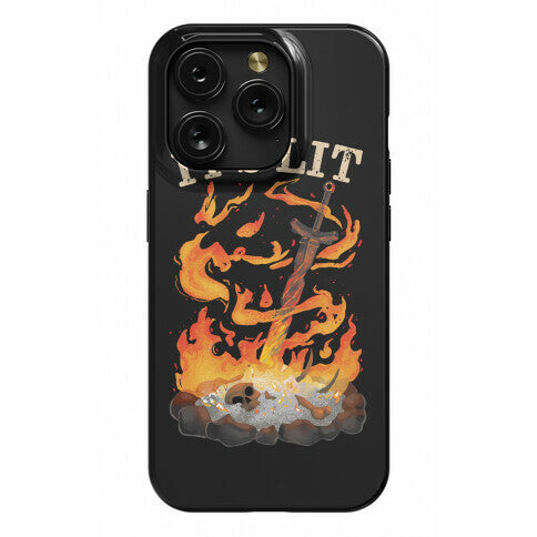 It's Lit Bonfire Phone Case