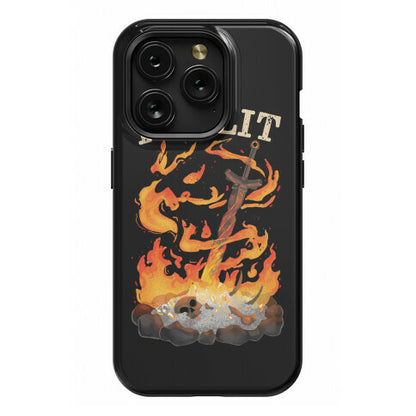 It's Lit Bonfire Phone Case