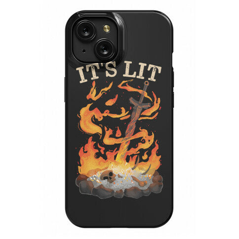It's Lit Bonfire Phone Case