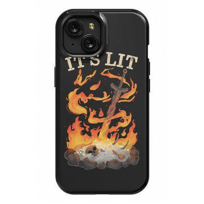 It's Lit Bonfire Phone Case