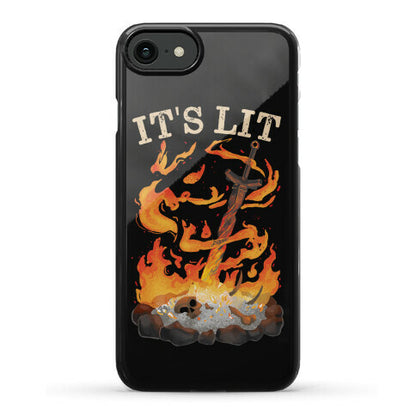 It's Lit Bonfire Phone Case