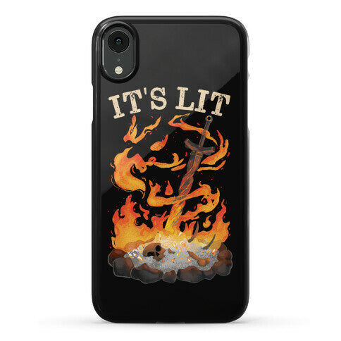 It's Lit Bonfire Phone Case
